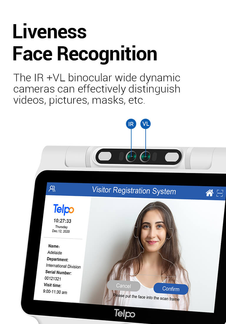 Liveness Face Recognition Telpo D2