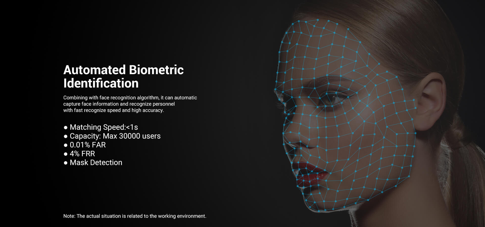 AI Face Detection Recognition Terminal for access control and attendance