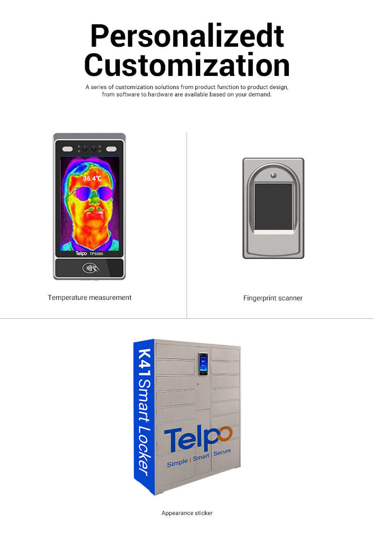 Smart locker customizationQuiosco De Casillero