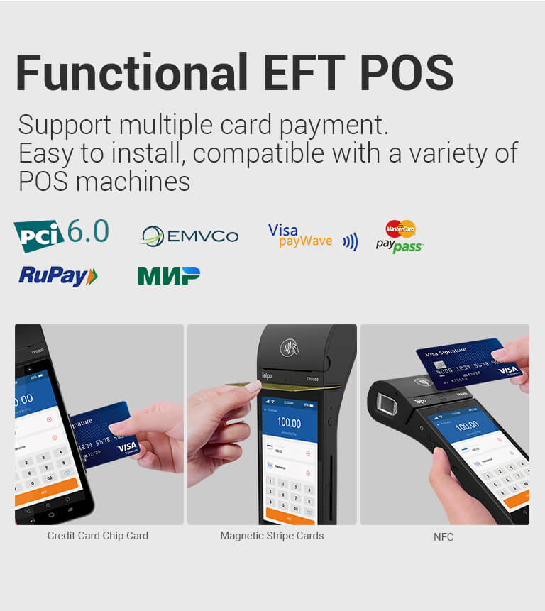 Functional EFT POS Checkout Kiosk machine