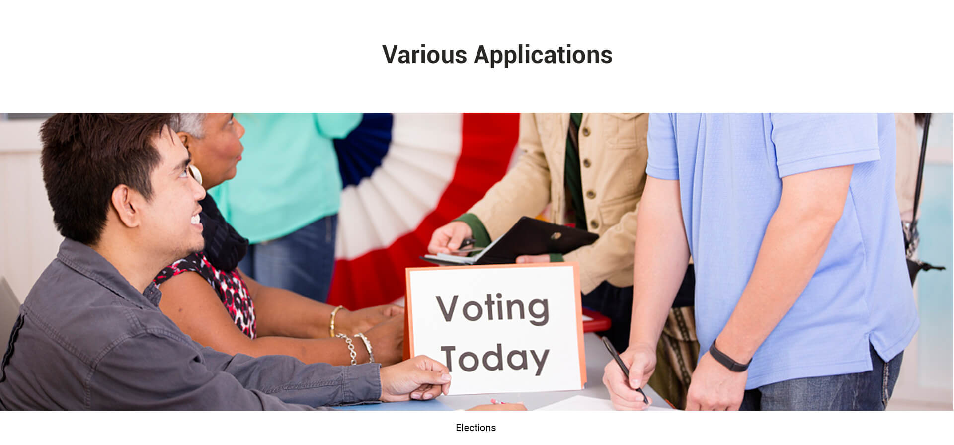  Fingerprint flat biometric device for election