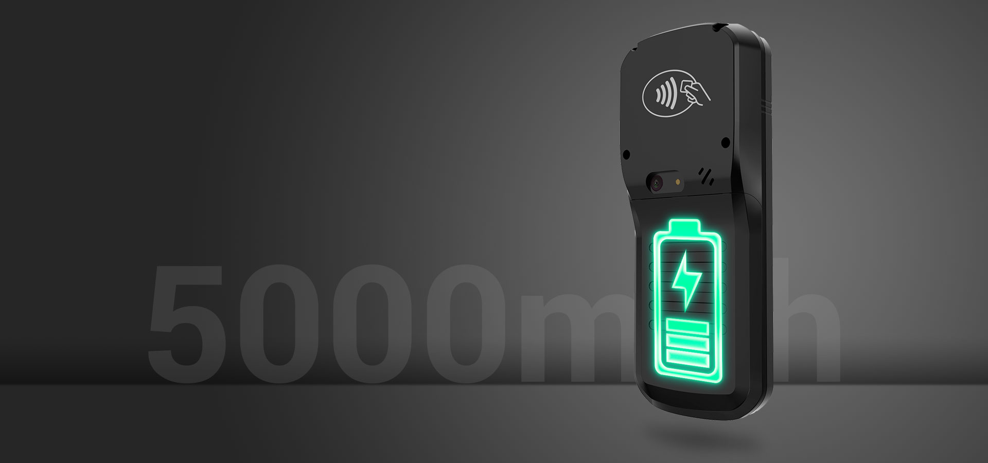 5000mAh Big Battery Android OS handheld biometric device